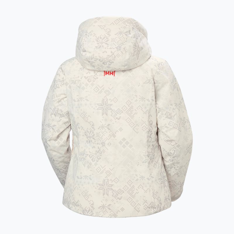 Dámska lyžiarska bunda Helly Hansen Valdisere 3.0 cream new nordic aop 8