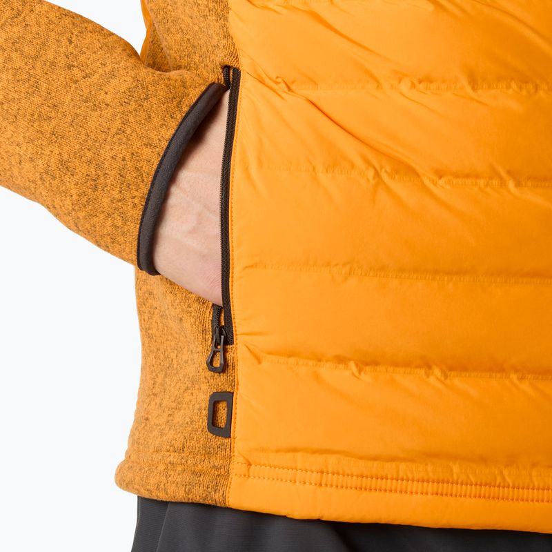 Pánska hybridná bunda Helly Hansen Skagen Hybrid Knit Insulator ignite orange 5