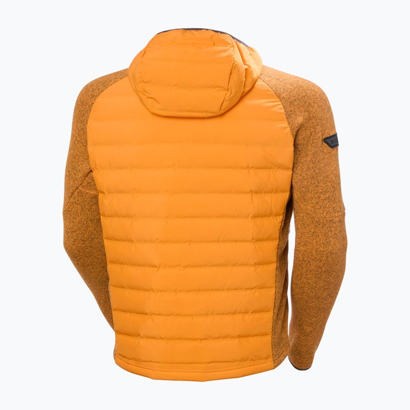 Pánska hybridná bunda Helly Hansen Skagen Hybrid Knit Insulator ignite orange 7