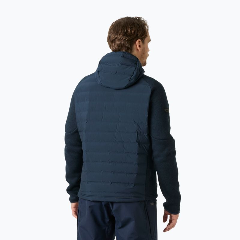 Pánska hybridná bunda Helly Hansen Skagen Hybrid Knit Insulator navy 2