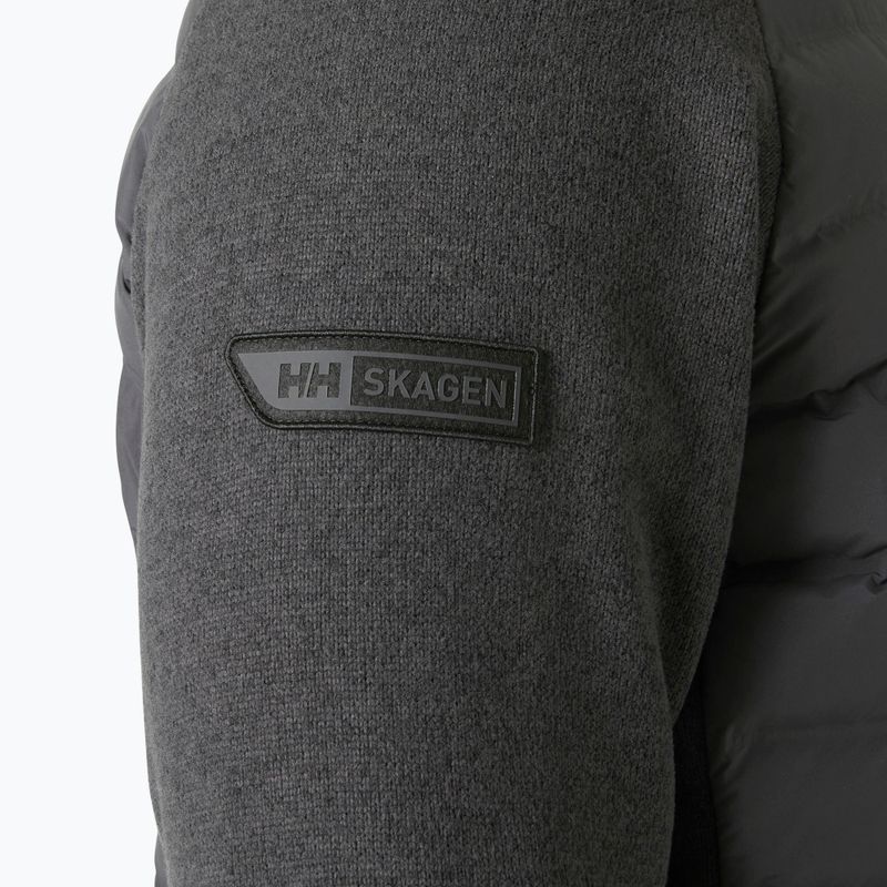 Pánska hybridná bunda Helly Hansen Skagen Hybrid Knit Insulator ebony 5