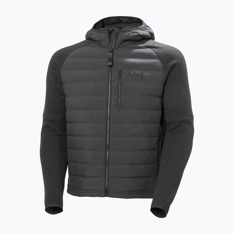 Pánska hybridná bunda Helly Hansen Skagen Hybrid Knit Insulator ebony 8