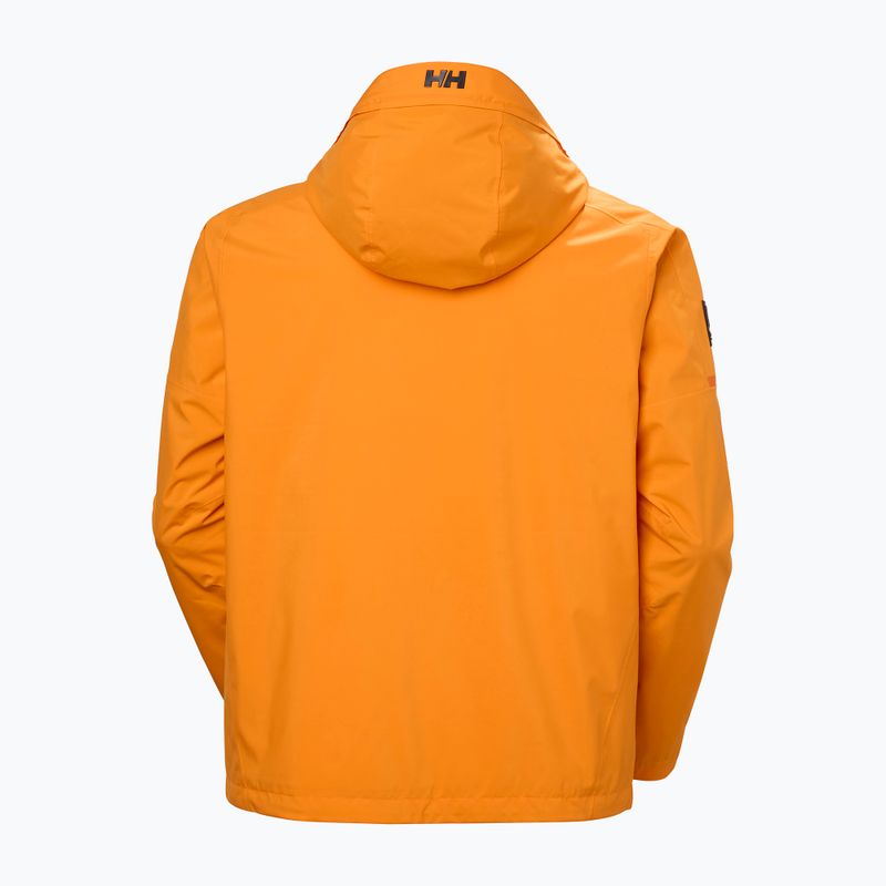 Pánska jachtárska bunda Helly Hansen HP Racing Lifaloft Hood ignite orange 9
