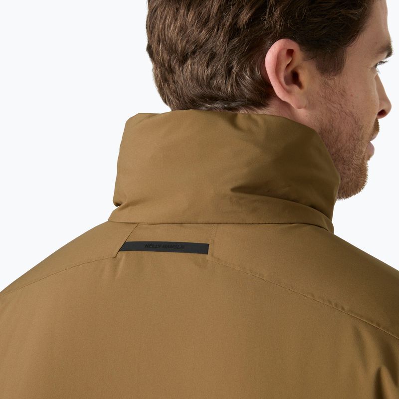 Pánska jachtárska bunda Helly Hansen HP Racing Lifaloft Hood sepia 4