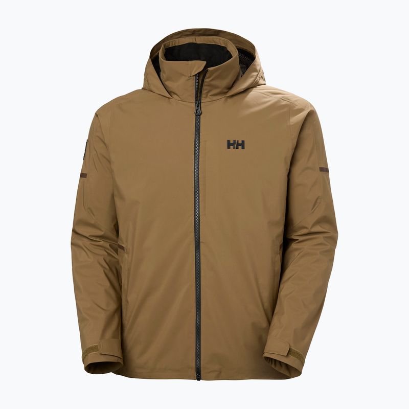 Pánska jachtárska bunda Helly Hansen HP Racing Lifaloft Hood sepia 7