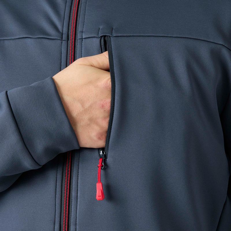 Pánska bunda Helly Hansen Crew Fleece navy 4