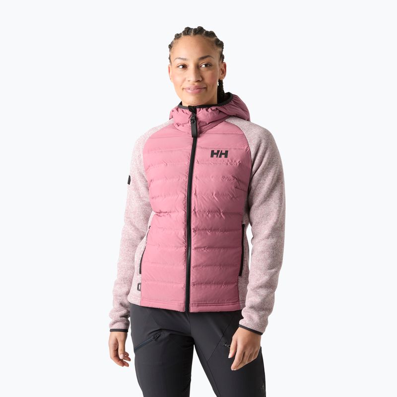 Dámska hybridná bunda Helly Hansen Skagen Hybrid Knit Insulator wildberry