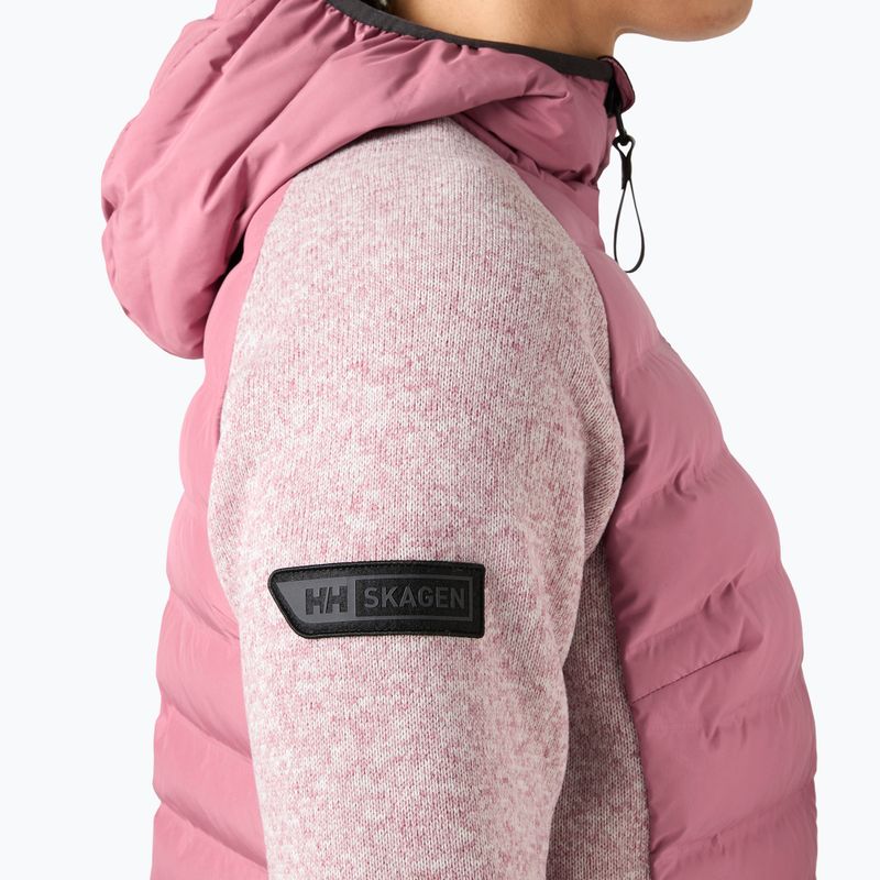 Dámska hybridná bunda Helly Hansen Skagen Hybrid Knit Insulator wildberry 4