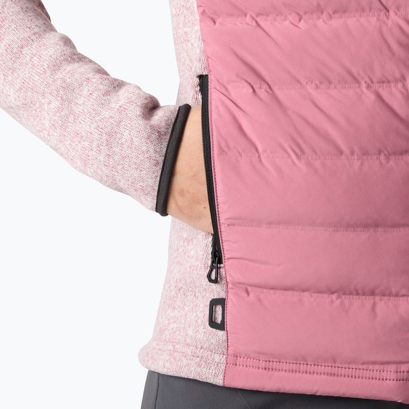 Dámska hybridná bunda Helly Hansen Skagen Hybrid Knit Insulator wildberry 5