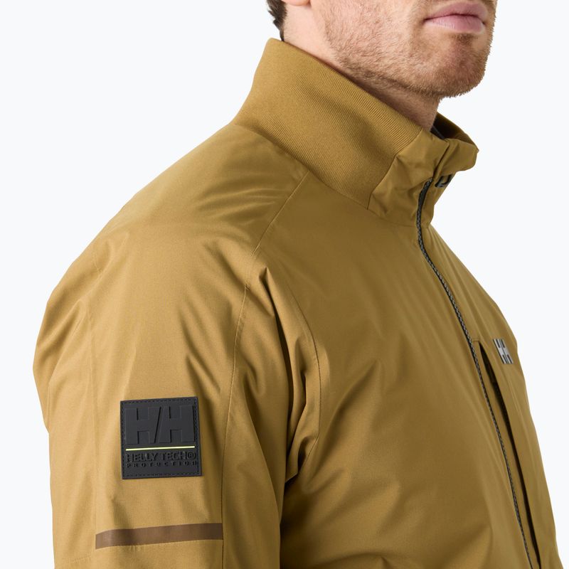 Pánska bunda Helly Hansen HP Racing Lifaloft Bomber sepia 3