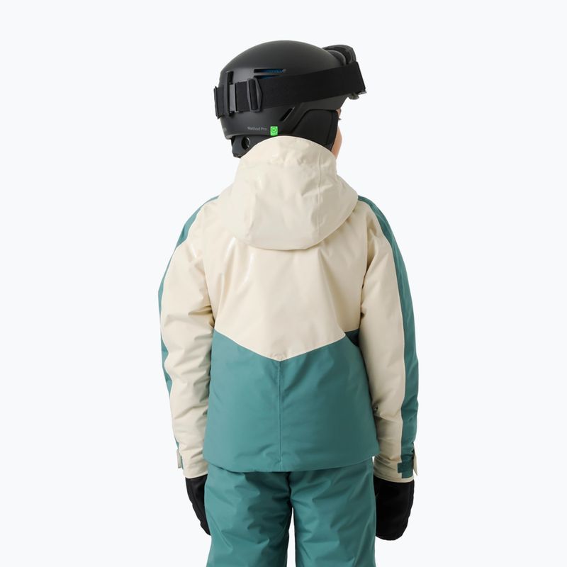 Detská lyžiarska bunda Helly Hansen Snowbliss opal green 2
