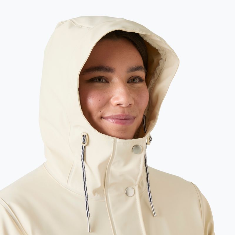 Dámsky kabát do dažďa Helly Hansen Moss Ins Pu Coat cream 3