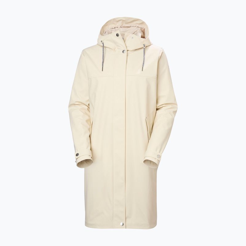 Dámsky kabát do dažďa Helly Hansen Moss Ins Pu Coat cream 9
