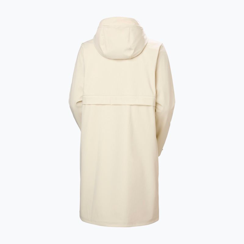 Dámsky kabát do dažďa Helly Hansen Moss Ins Pu Coat cream 10