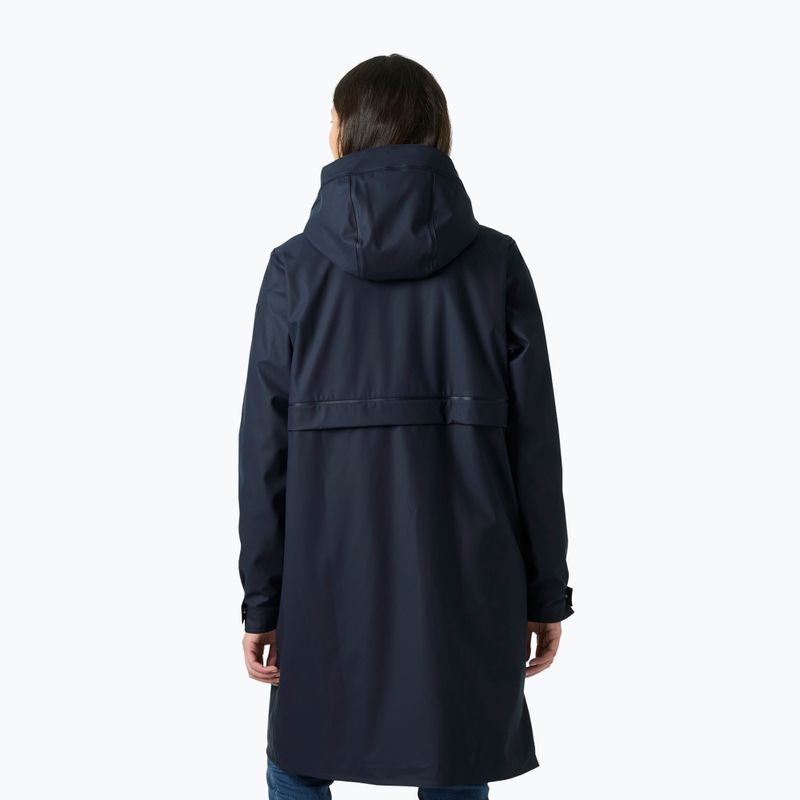 Dámsky kabát do dažďa Helly Hansen Moss Ins Pu Coat navy 2