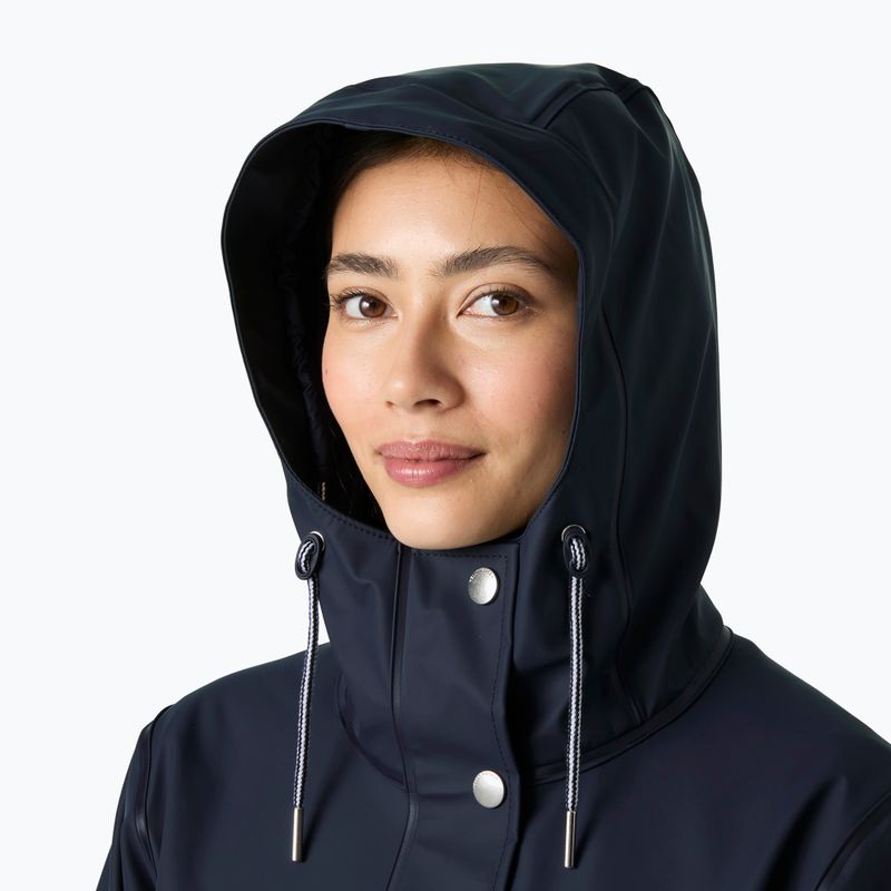 Dámsky kabát do dažďa Helly Hansen Moss Ins Pu Coat navy 3