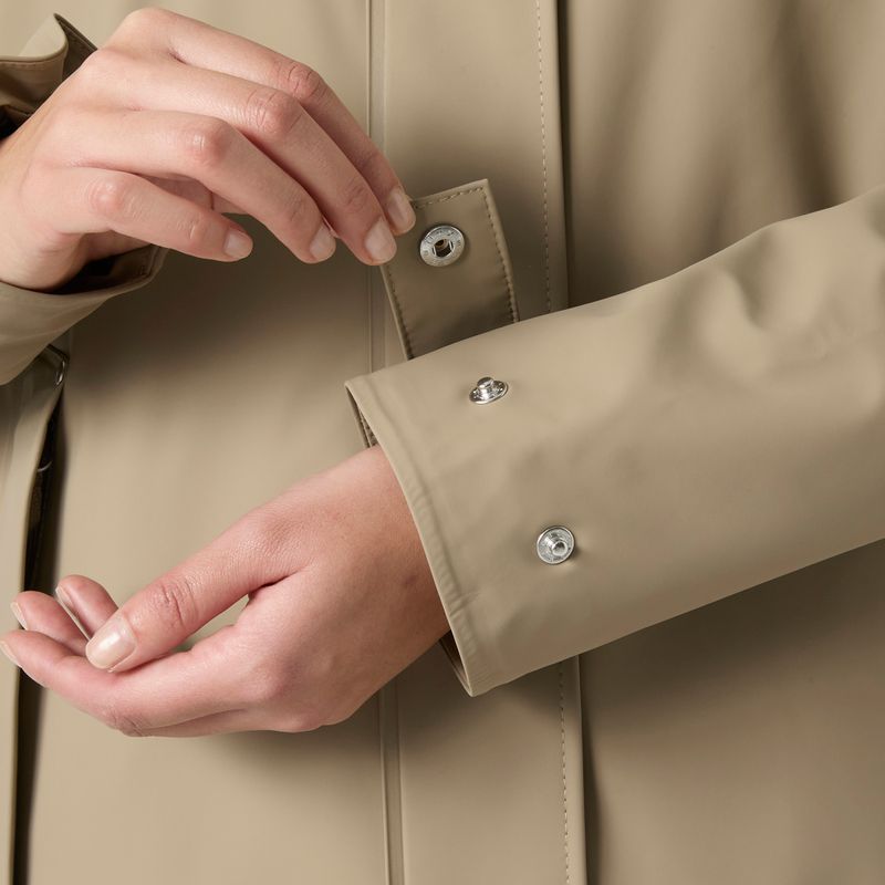 Dámsky kabát do dažďa Helly Hansen Moss Ins Pu Coat pebble 5