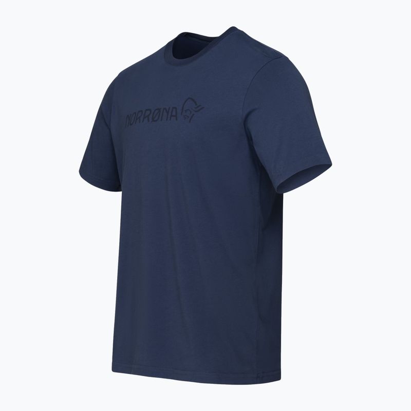 Pánske tričko NORRONA Cotton Viking indigo night 6