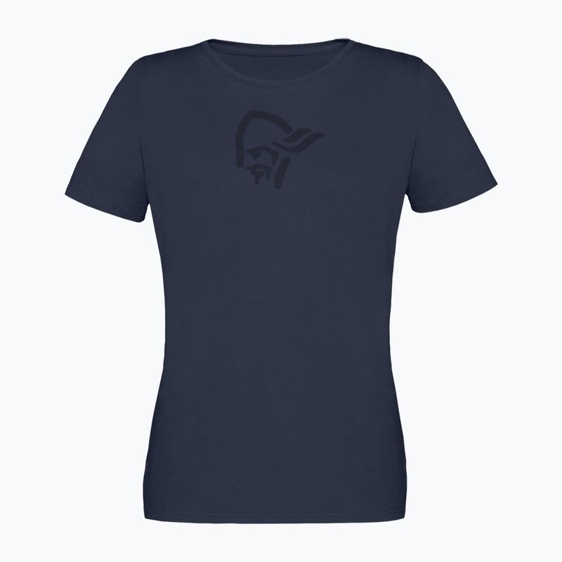 Dámske tričko NORRONA Cotton Viking indigo night/sky captain 4