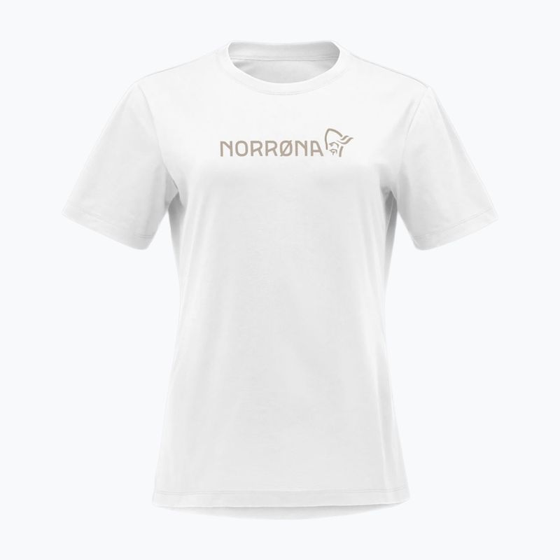 Dámske tričko NORRONA Cotton Viking pure white 4
