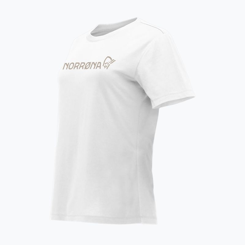 Dámske tričko NORRONA Cotton Viking pure white 6