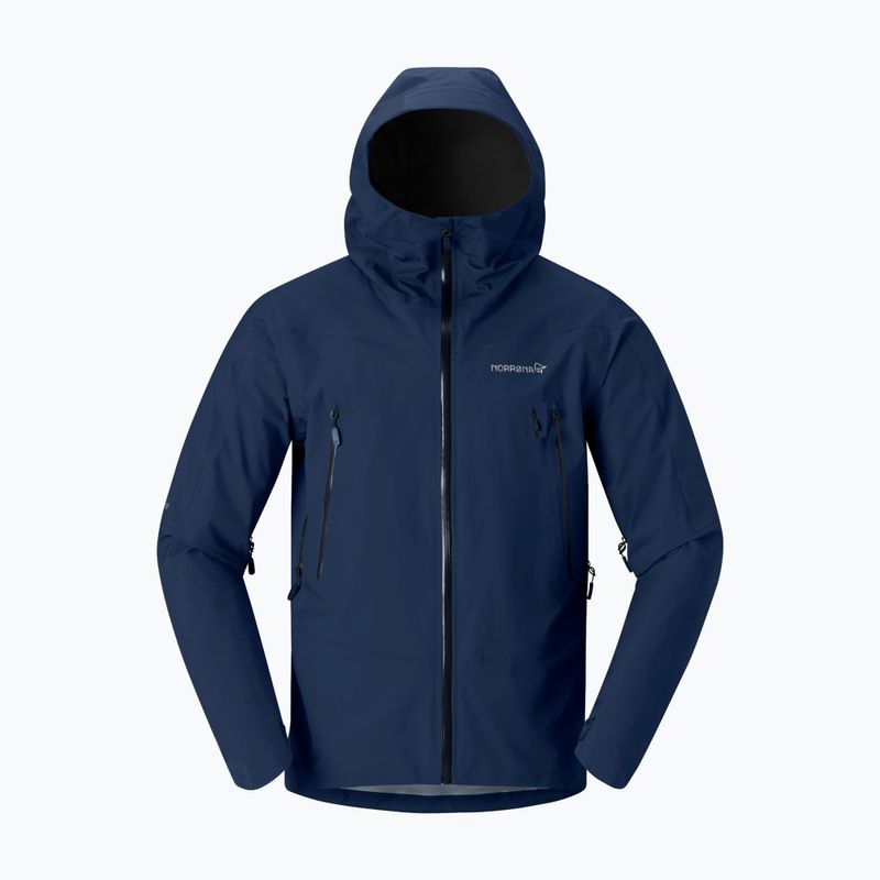 Pánska nepremokavá bunda NORRONA Falketind Gore-Tex indigo night 4