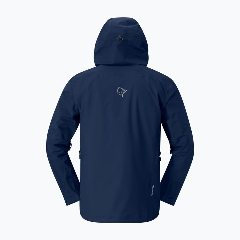 Pánska nepremokavá bunda NORRONA Falketind Gore-Tex indigo night 5
