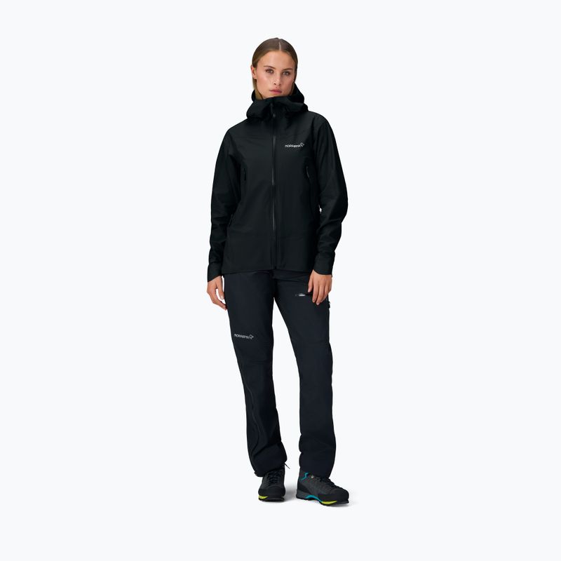 Dámska nepremokavá bunda NORRONA Falketind Gore-Tex cavlar black 2