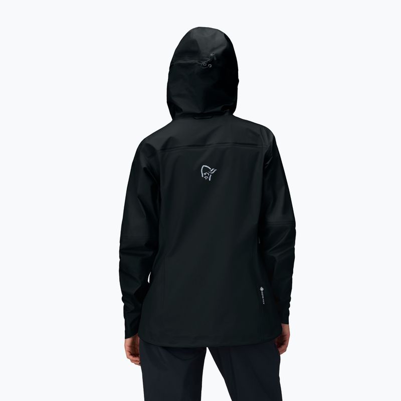 Dámska nepremokavá bunda NORRONA Falketind Gore-Tex cavlar black 3