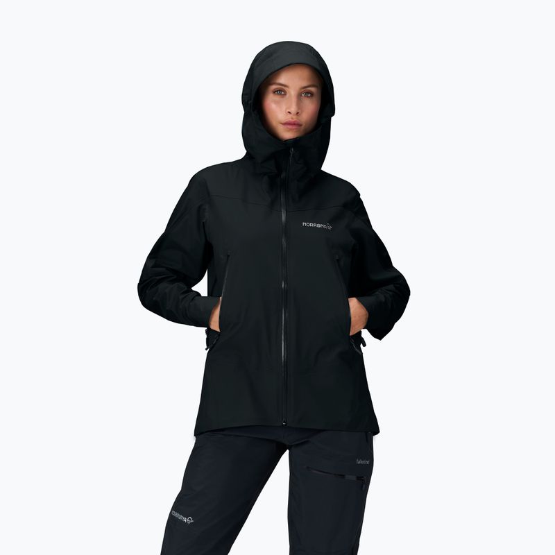 Dámska nepremokavá bunda NORRONA Falketind Gore-Tex cavlar black 5