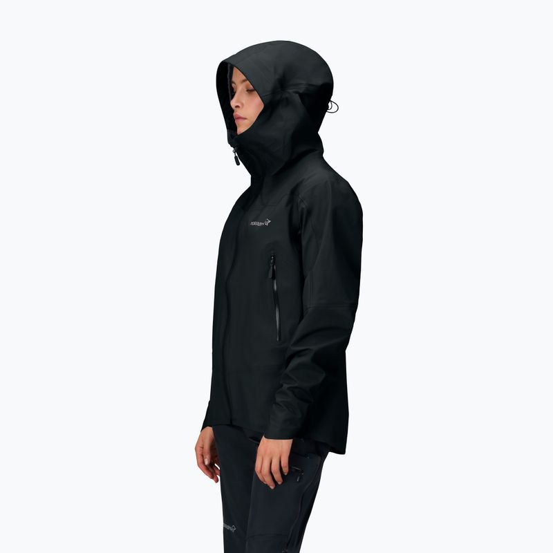 Dámska nepremokavá bunda NORRONA Falketind Gore-Tex cavlar black 6