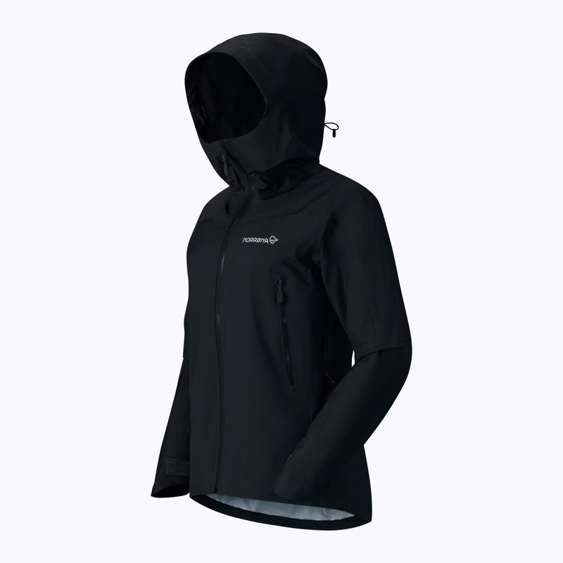 Dámska nepremokavá bunda NORRONA Falketind Gore-Tex cavlar black 9