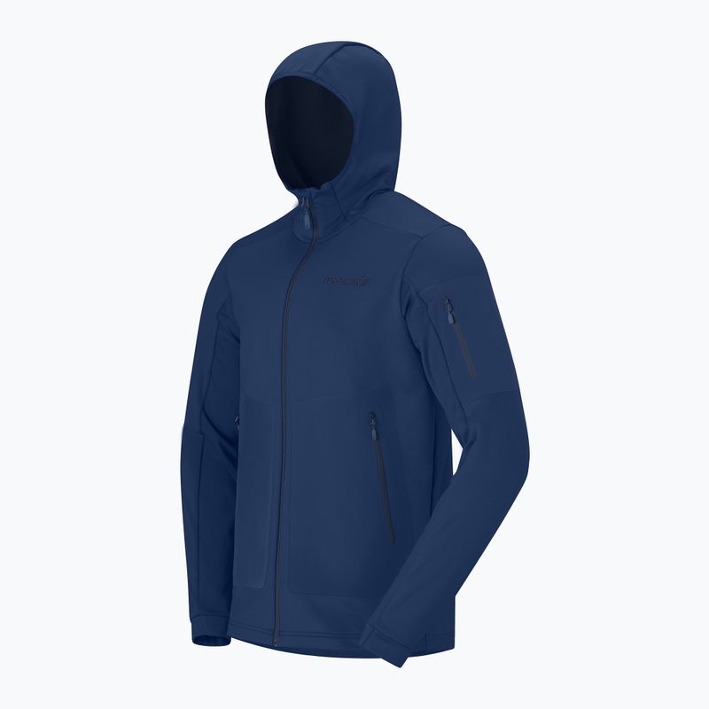Pánska trekingová mikina NORRONA Falketind Warm2 Stretch Hood indigo night 7