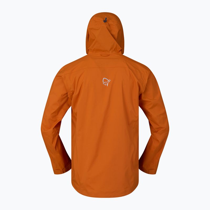 Pánska nepremokavá bunda NORRONA Falketind Dri1 gold flame 7
