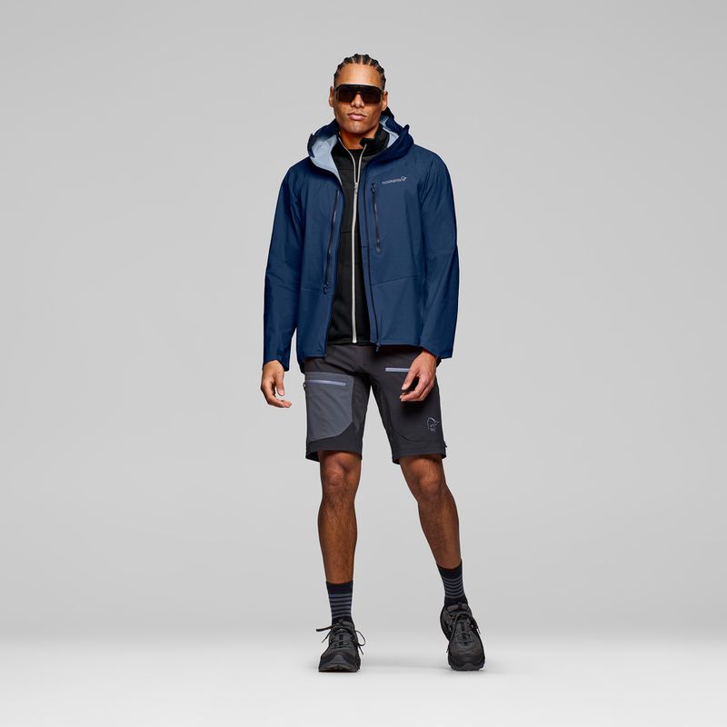 Pánska nepremokavá bunda NORRONA Falketind Dri1 indigo night 2