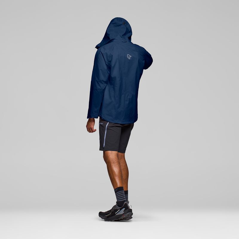 Pánska nepremokavá bunda NORRONA Falketind Dri1 indigo night 3