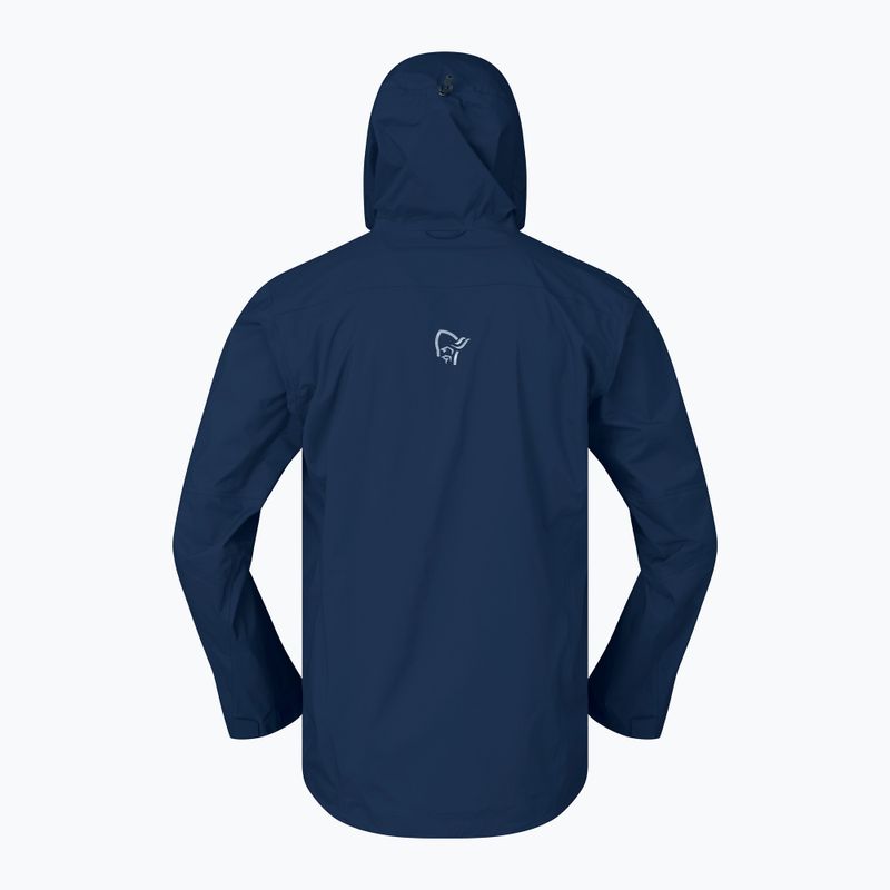 Pánska nepremokavá bunda NORRONA Falketind Dri1 indigo night 7