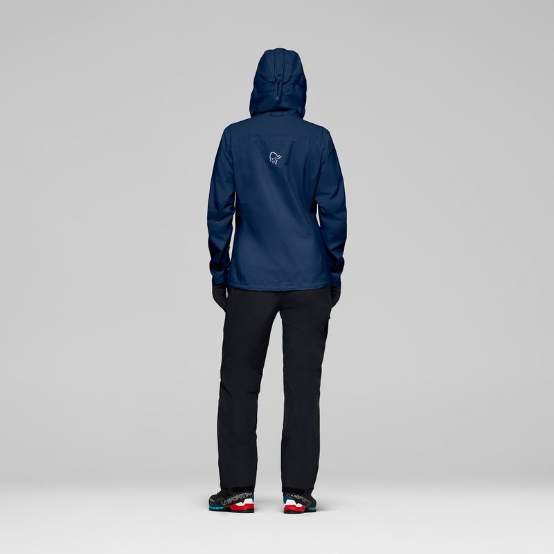 Dámska nepremokavá bunda NORRONA Falketind Dri1 indigo night 3