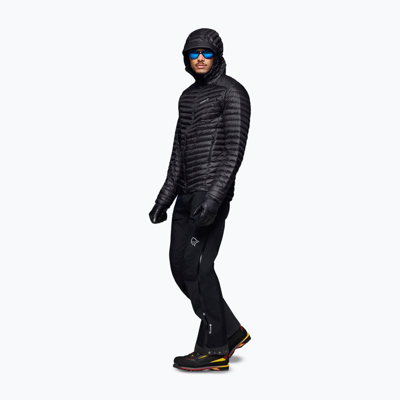 Pánska páperová bunda Norrona Trollveggen Down800 Super Light Hood Caviar Black 4