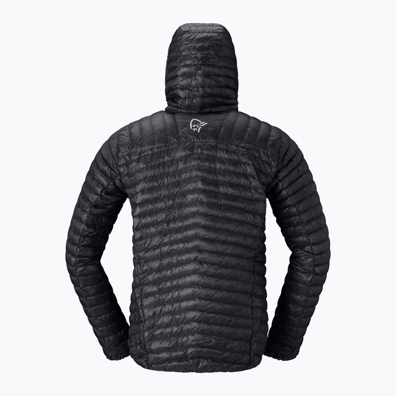 Pánska páperová bunda Norrona Trollveggen Down800 Super Light Hood Caviar Black 6