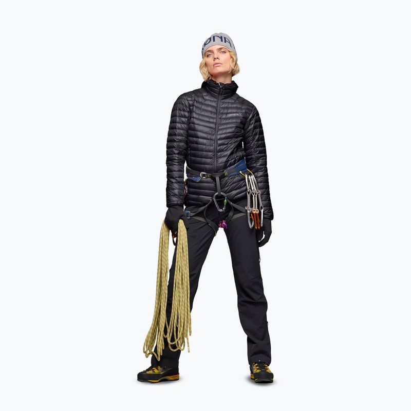 Dámska páperová bunda NORRONA Trollveggen Down800 Super Light caviar black 4