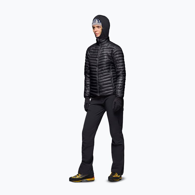 Dámska páperová bunda NORRONA Trollveggen Down800 Super Light caviar black 5