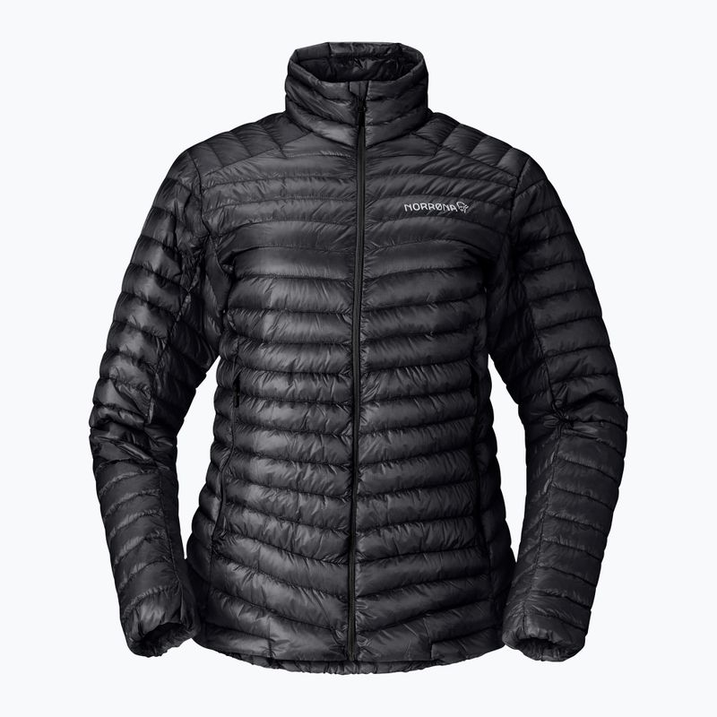 Dámska páperová bunda NORRONA Trollveggen Down800 Super Light caviar black 6