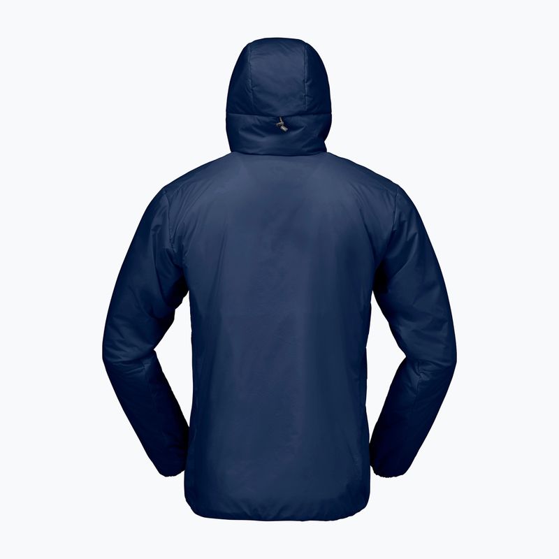 Pánska zateplená bunda NORRONA Femund Thermo60 Zip Hood indigo night 5