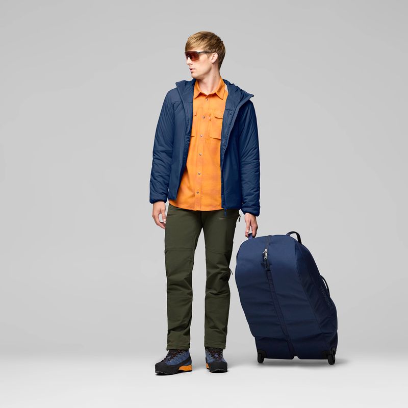 Pánska zateplená bunda NORRONA Femund Thermo60 Zip Hood indigo night 7