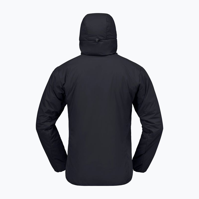 Pánska zateplená bunda NORRONA Femund Thermo60 Zip Hood caviar black 2