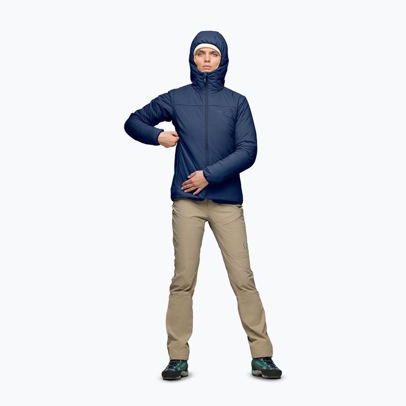 Dámska zateplená bunda NORRONA Femund Thermo60 Zip Hood indigo night 2