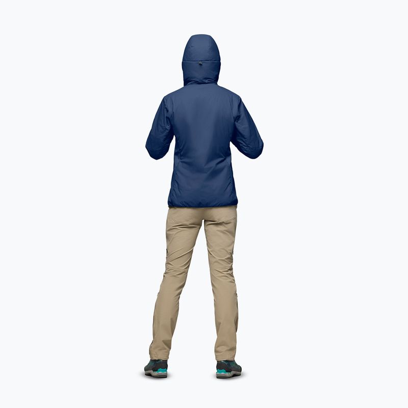 Dámska zateplená bunda NORRONA Femund Thermo60 Zip Hood indigo night 3