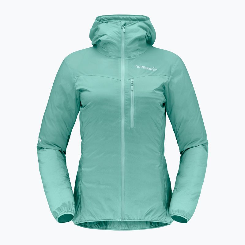 Dámska vetrovka NORRONA Faketind Aero60 Zip Hood aqua haze 5