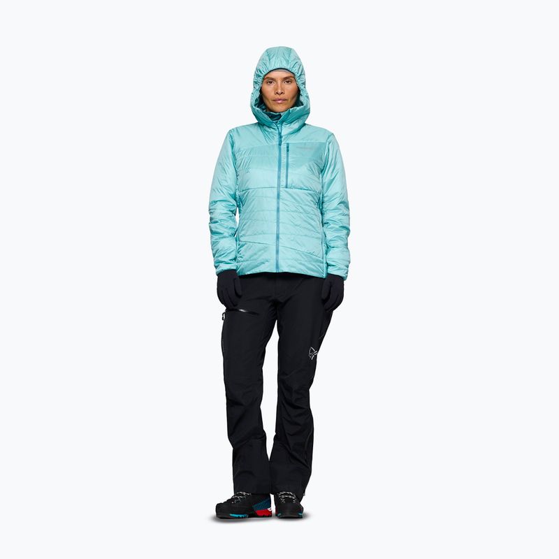 Dámska zateplená bunda NORRONA Faketind Thermo40 Zip Hoodie aqua haze 2